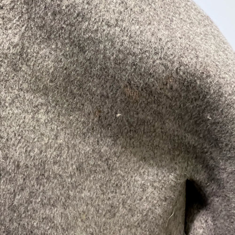J.crew Wool Coat Gray YKK zipper Petite - Picture 11 of 11